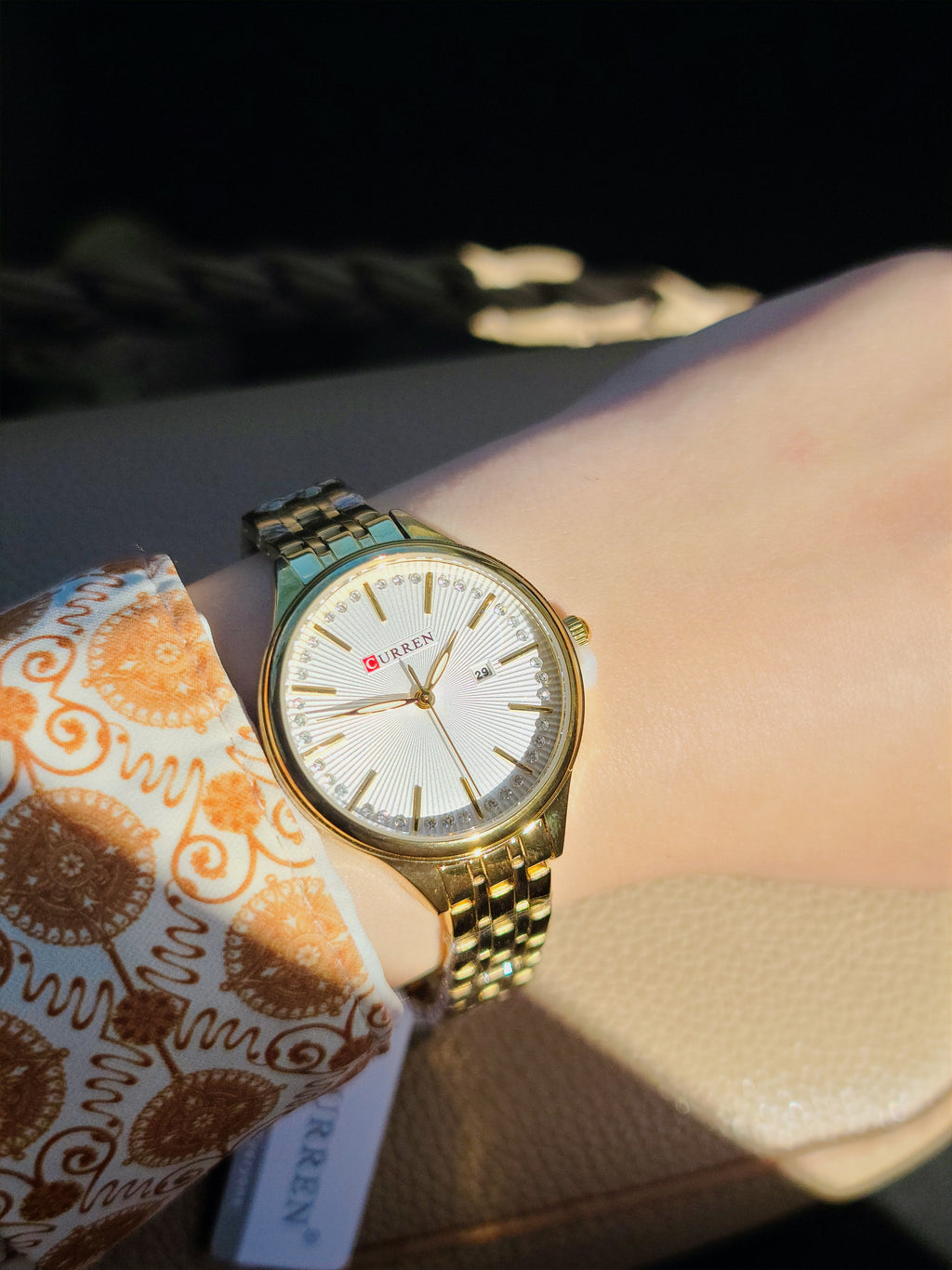 Montre curren 9099 femme