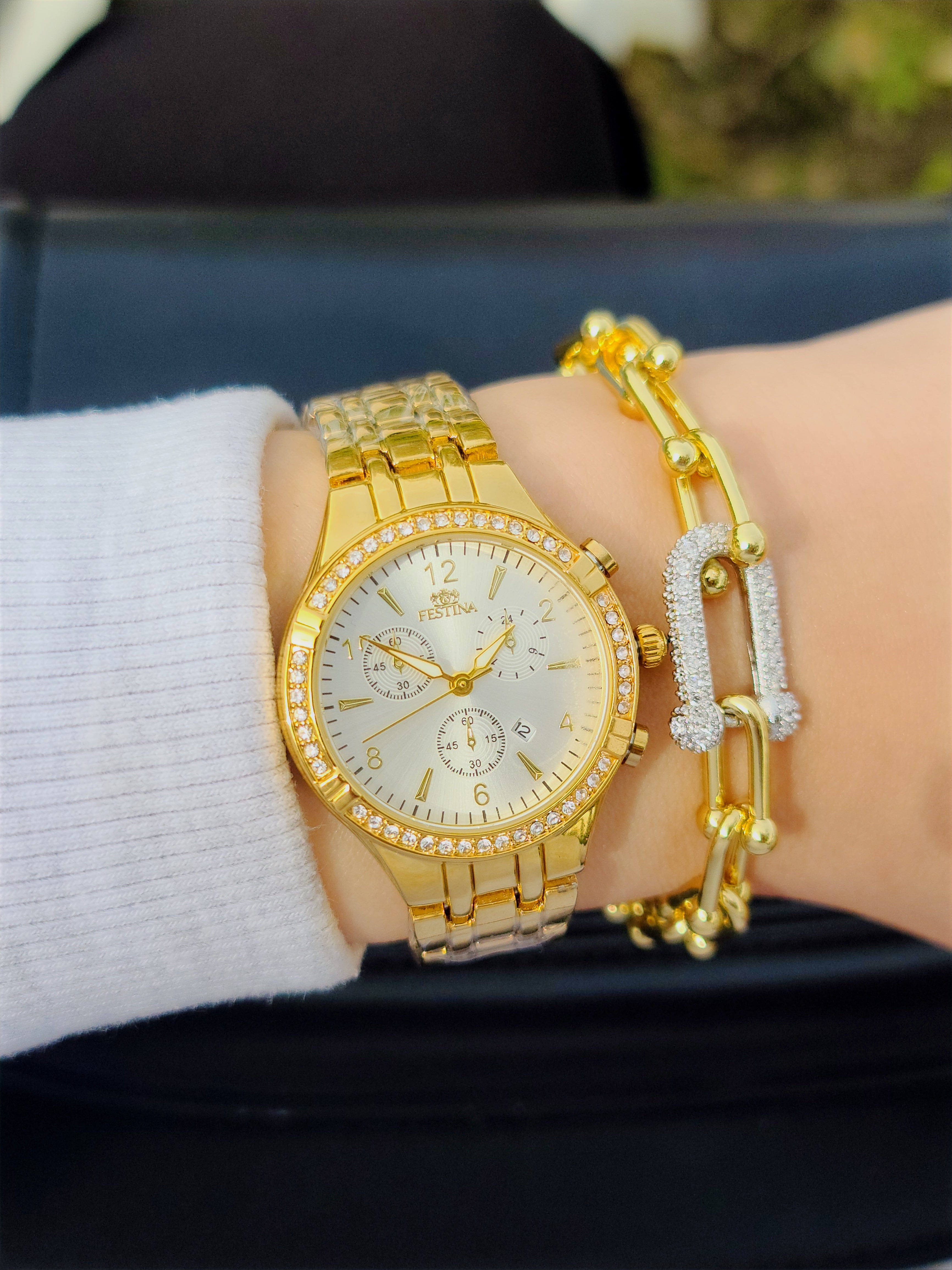 Montre festina femme + bracelet tiffany AC inoxydable