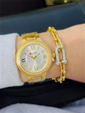 Montre curren femme + bracelet tiffany AC inoxydable