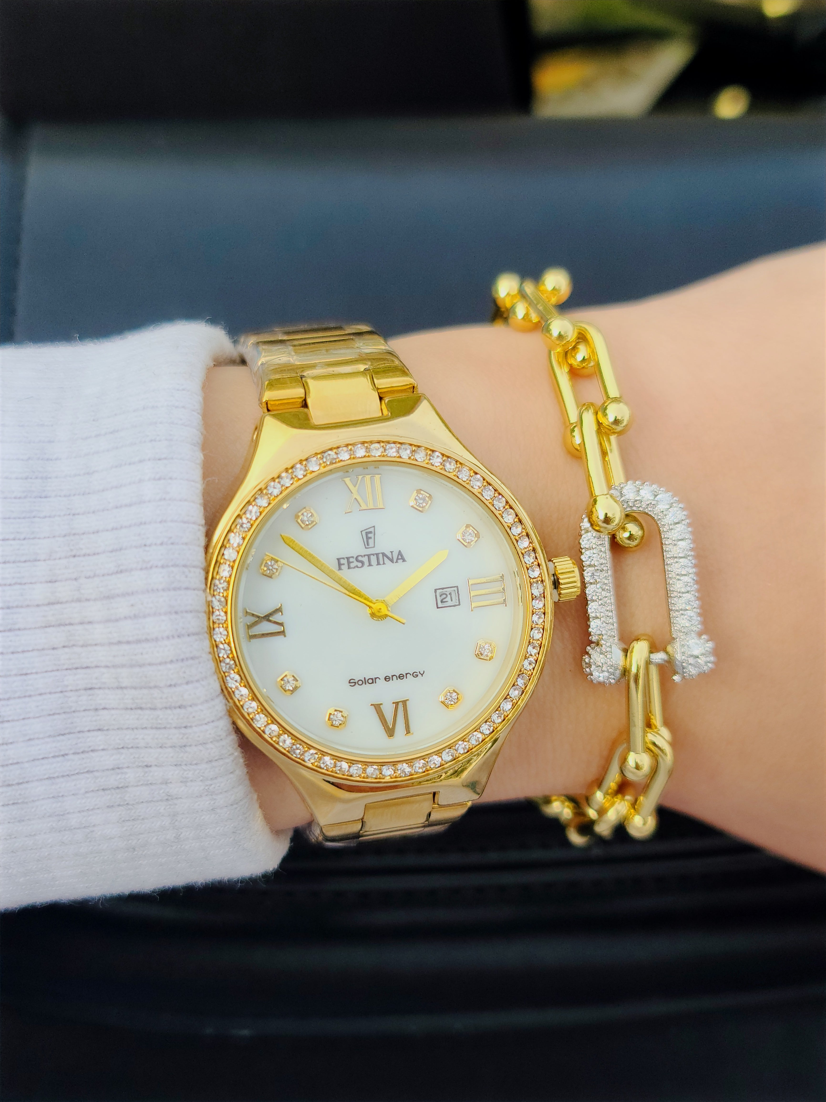 Montre festina femme + bracelet tiffany AC inoxydable