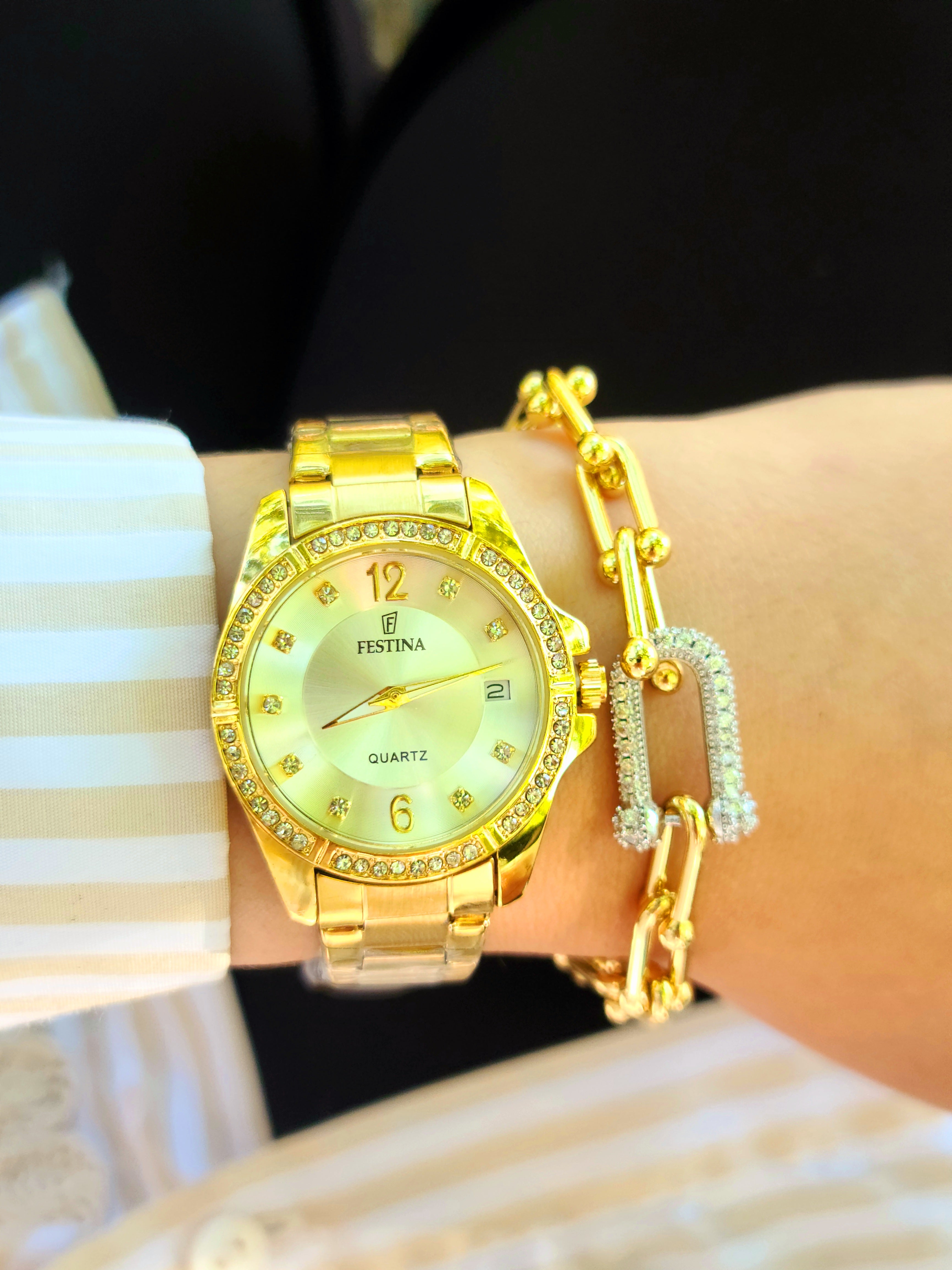 Montre festina femme + bracelet tiffany AC inoxydable