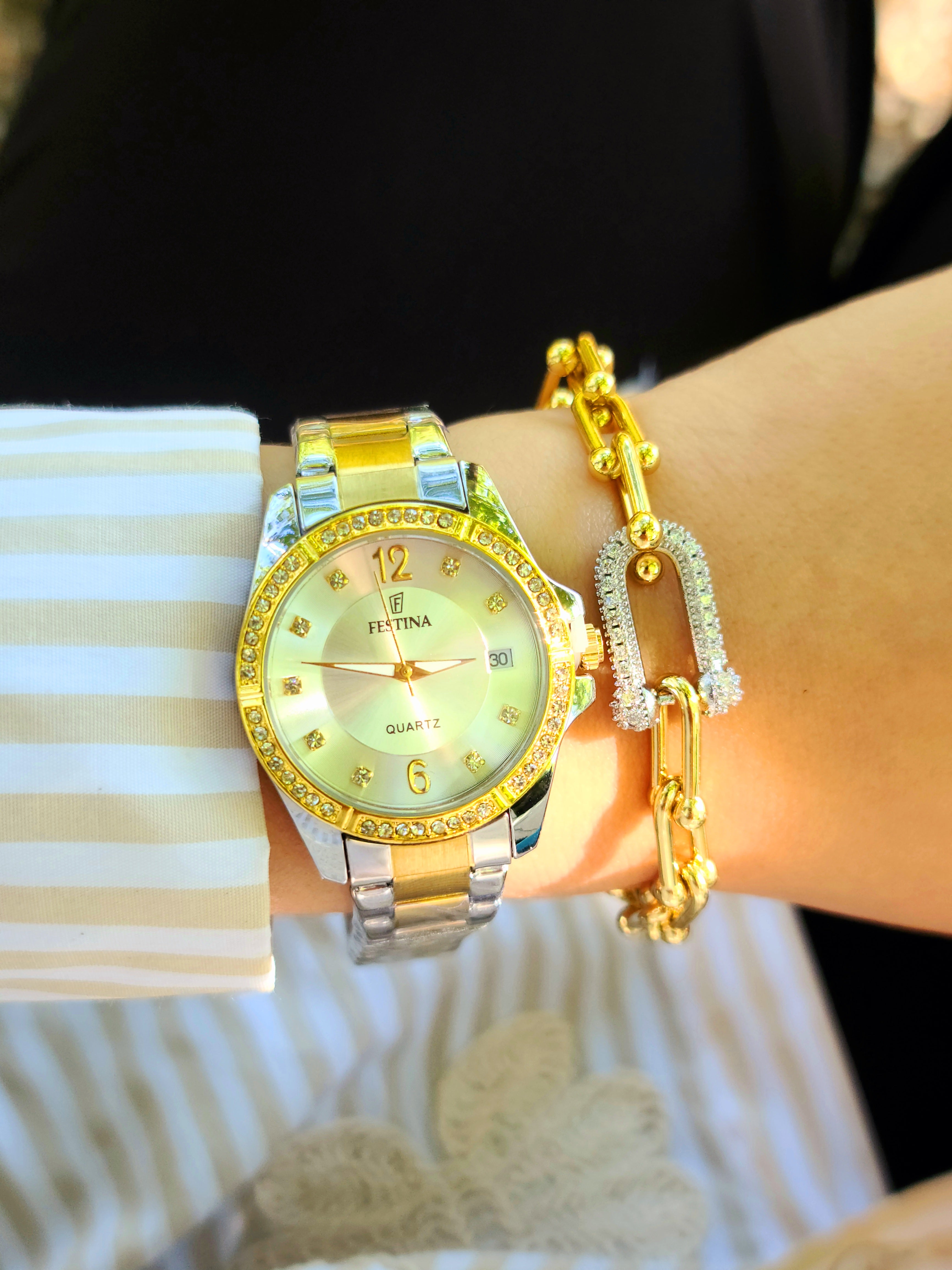 Montre festina femme + bracelet tiffany AC inoxydable