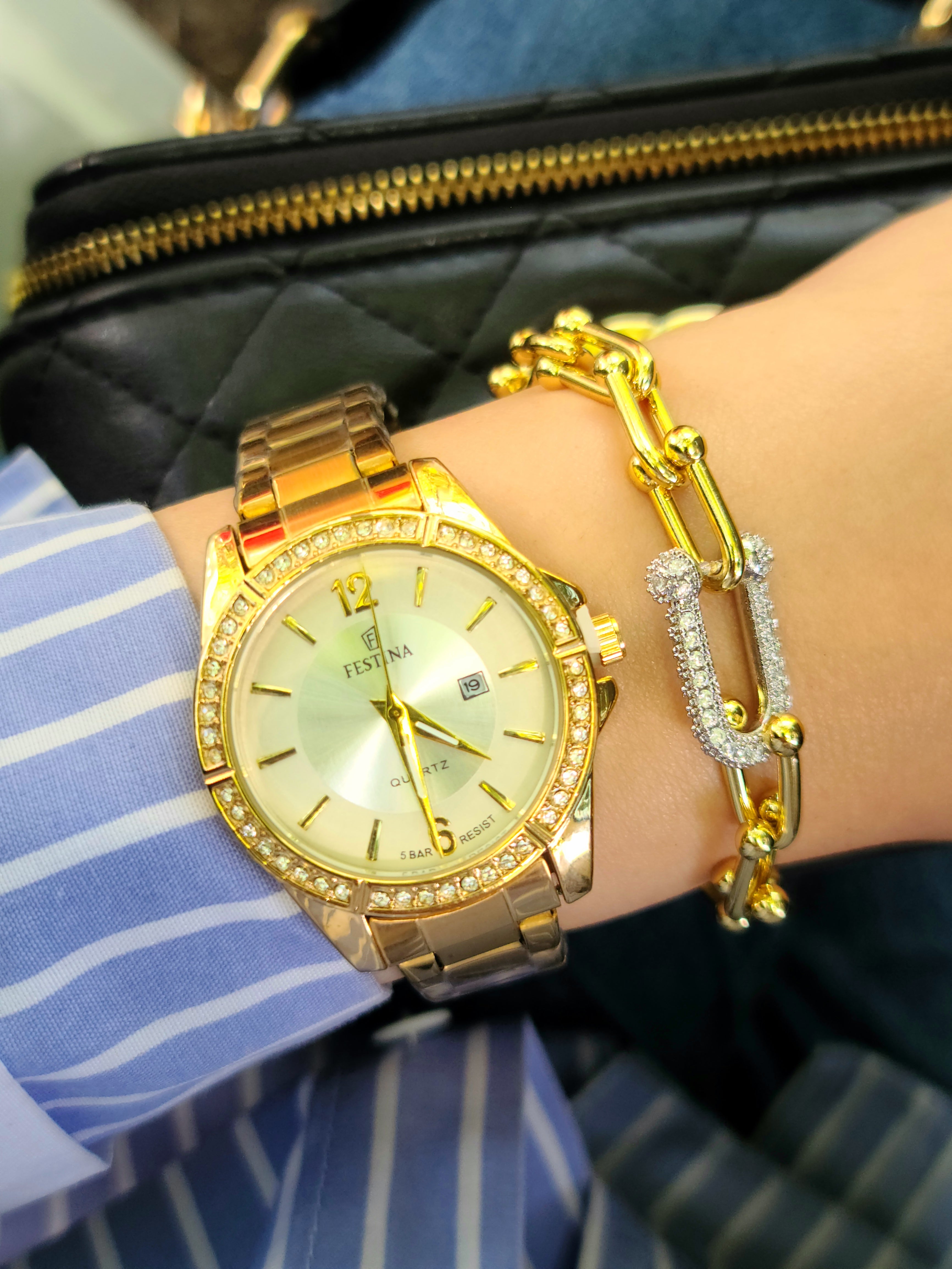 Montre festina femme + bracelet tiffany AC inoxydable